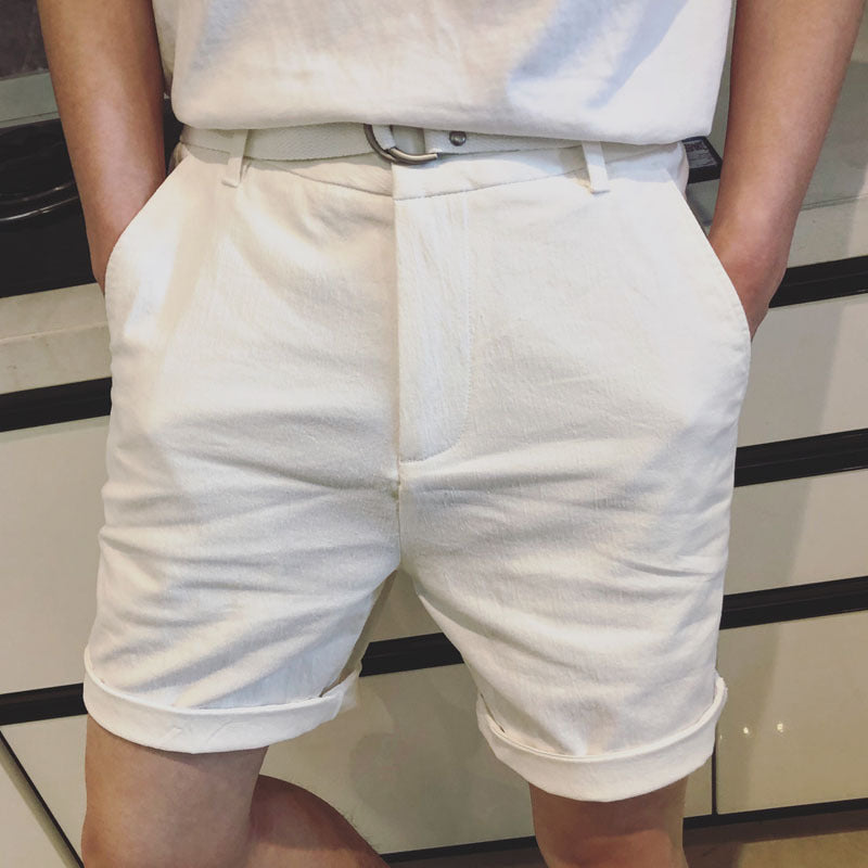 Trendy Fashion Suit Shorts Men's All-Match Five-Point Pants - WAlMYe #
