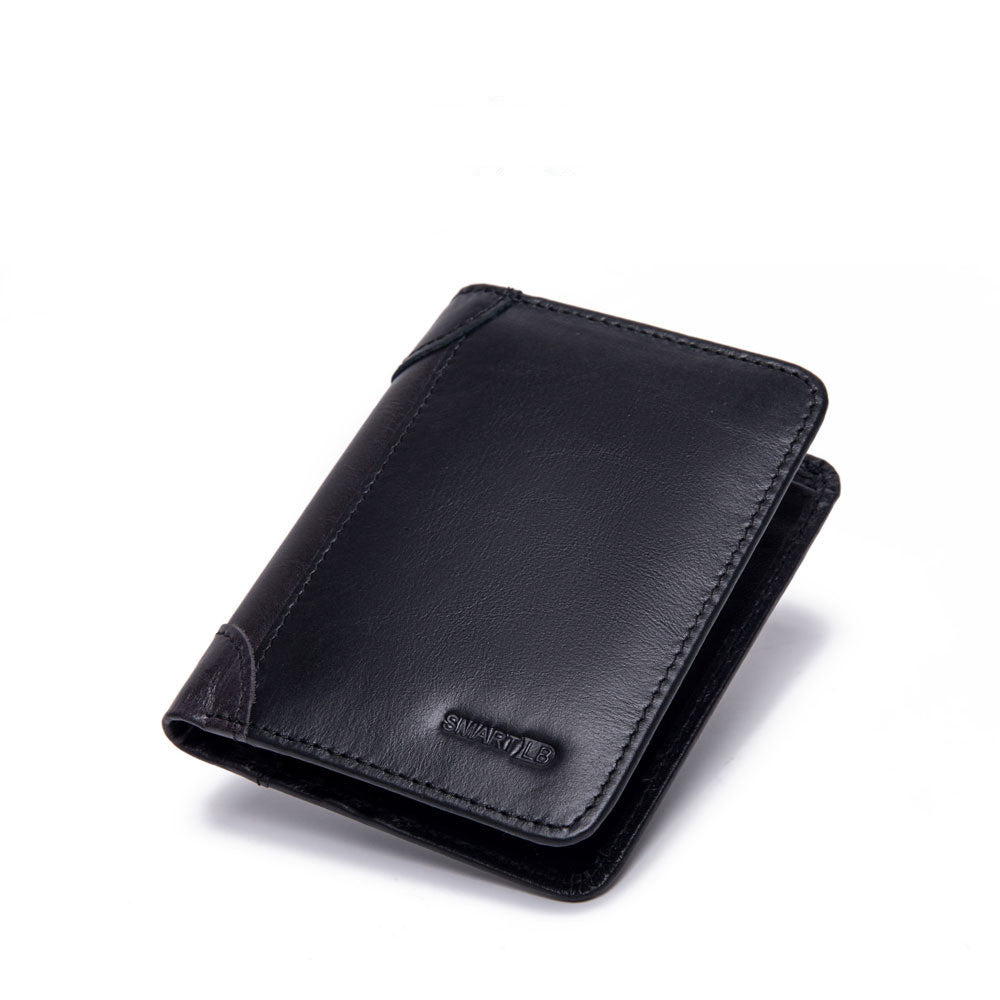 Men's Leather Multi-card Smart Anti-lost Wallet - WAlMYe #