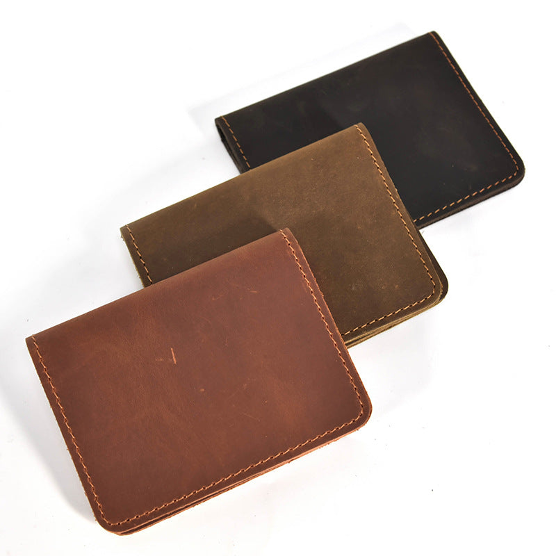 Men's Fashion Retro Leather Wallet Vertical - WAlMYe #