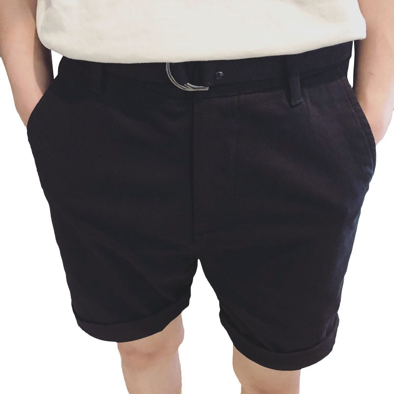 Trendy Fashion Suit Shorts Men's All-Match Five-Point Pants - WAlMYe #