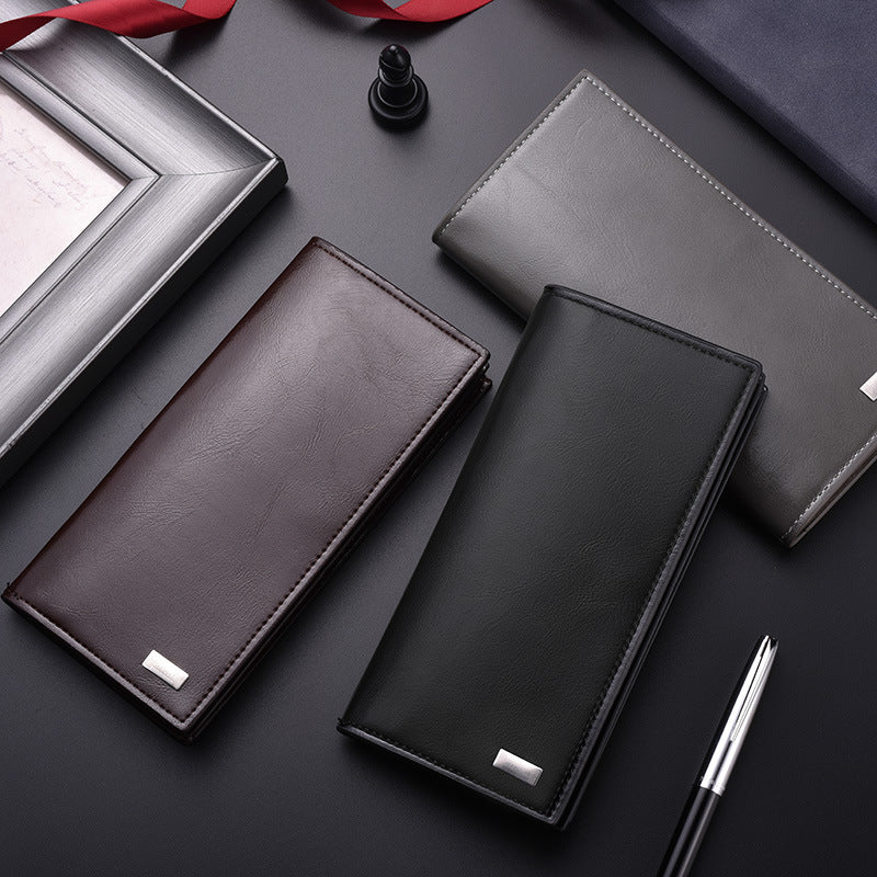 Soft Leather Wallet Two Fold Multi Card Slot - WAlMYe #