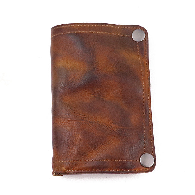 Men's Handmade Vertical Wallet With Multiple Card Slots - WAlMYe #