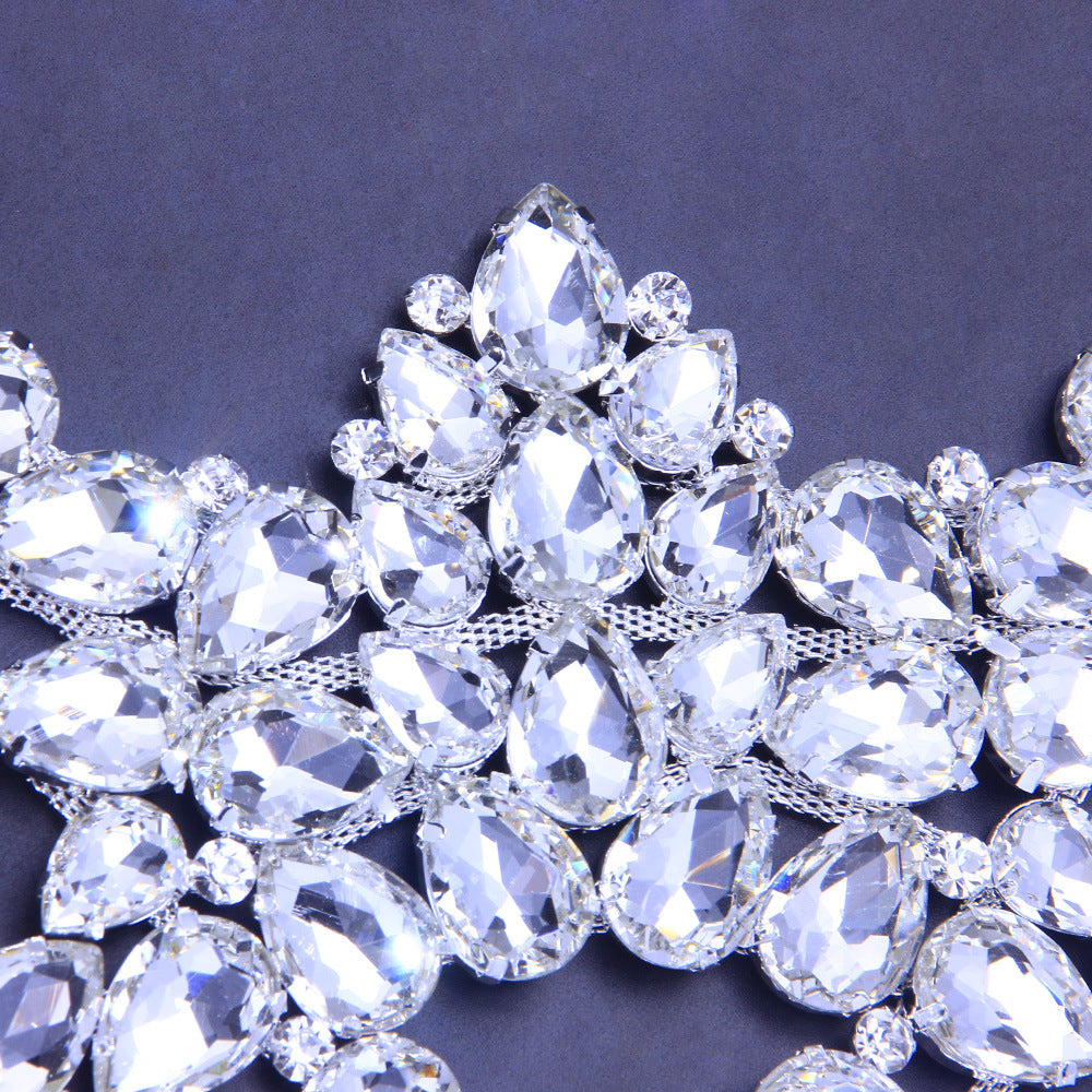 Explosive Halloween Rhinestone Mask INS Blogger With The Same Crystal Mask - WAlMYe #