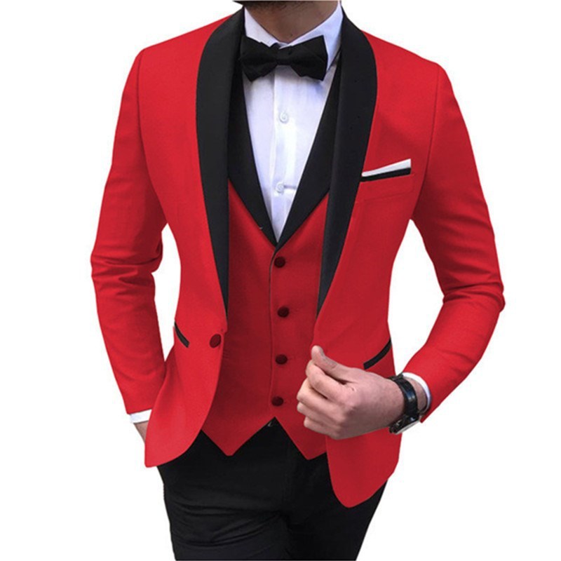 Men's Suit three piece suit - WAlMYe #
