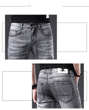 Load image into Gallery viewer, Jeans Men&#39;s Summer Thin Fit Straight Sleeve

