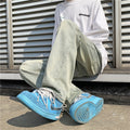 Vintage Washed Jeans Men's Loose Straight Fit - WALMYE #