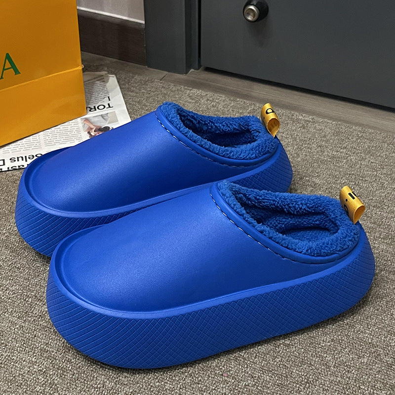 Cotton Slippers Female Winter Home Outside Wear - WAlMYe #