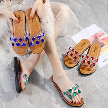 Load image into Gallery viewer, Anti-slip Trendy Sandals With Gemstones And Diamonds
