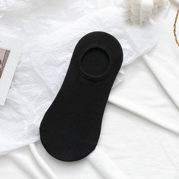 Socks Men And Women Solid Color Boat Socks Spring Invisible Socks Socks Socks Net Red Men'S Socks - WAlMYe #