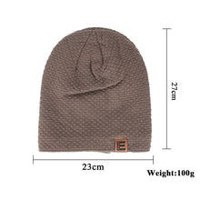 Load image into Gallery viewer, Winter Korean Style Trendy Knitted Beanie Hat
