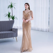 Load image into Gallery viewer, New Temperament Queen Bride Party Toast Dress

