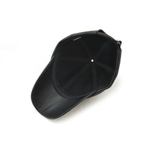 Load image into Gallery viewer, Men&#39;s leather baseball cap
