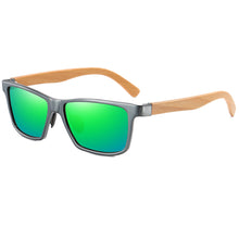 Load image into Gallery viewer, Polarized bamboo sunglasses

