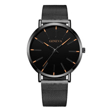 Load image into Gallery viewer, Alloy mesh belt men&#39;s watch
