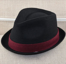 Load image into Gallery viewer, British Style Autumn And Winter Woolen Jazz Hat

