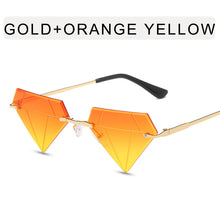 Load image into Gallery viewer, Frameless Personalized Women&#39;s Sunglasses Small Frame Live Broadcast Hot Funny Glasses
