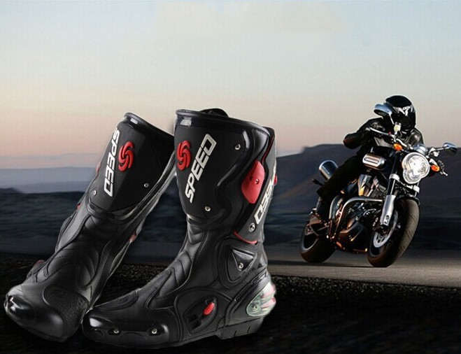 Four seasons men's off-road motorcycle boots