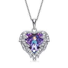 Load image into Gallery viewer, Elements Crystal S925 Sterling Silver Angel Necklace
