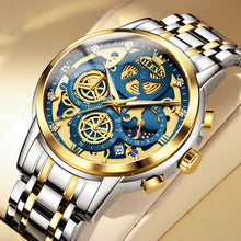 Load image into Gallery viewer, Men&#39;s Quartz Multifunctional Chronograph Watch
