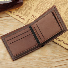 Load image into Gallery viewer, Men&#39;s Wallet Short Wallet Glossy Wallet
