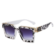 Load image into Gallery viewer, Retro Sunglasses Women Fashion Square Big Frame
