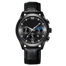 Load image into Gallery viewer, Waterproof Luminous Calendar Men&#39;s Fashion Genuine Leather Watch
