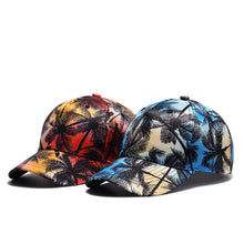 Load image into Gallery viewer, Printed Coconut Pattern Curved Cap
