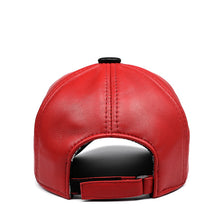 Load image into Gallery viewer, Lambskin Genuine Leather Baseball Cap For Men And Women Couples

