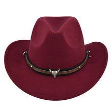 Load image into Gallery viewer, Cowhead Western Cowboy Hat Cornice
