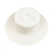 Load image into Gallery viewer, Fashion Ladies Flat Top Shade Straw Hat
