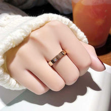 Load image into Gallery viewer, Fashion Personality Does Not Fade Niche Design Couple Ring
