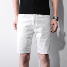 Load image into Gallery viewer, Summer White Denim Shorts
