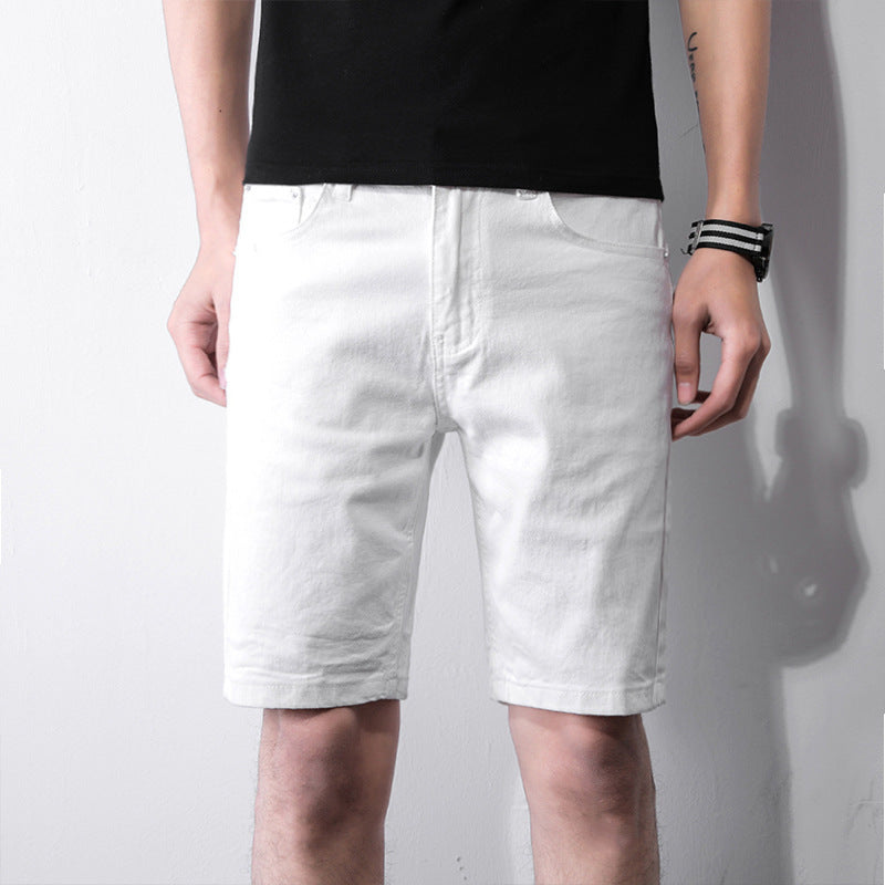 Summer White Denim Shorts
