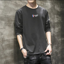 Load image into Gallery viewer, Long-sleeved T-shirt Men&#39;s Autumn Simple Loose Bottoming Shirt Autumn Clothes

