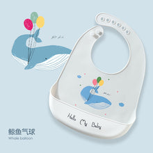 Load image into Gallery viewer, Nordic Baby Silicone Bib Waterproof Baby Eating Bib Children&#39;s Meal

