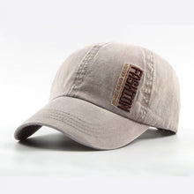 Load image into Gallery viewer, Outdoor Sun Mountaineering Sports Duck Tongue Baseball Cap Embroidered Letter Cotton Hat
