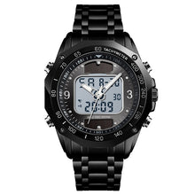Load image into Gallery viewer, Men&#39;s Fashion Solar Multifunctional Steel Strap Watch
