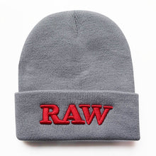 Load image into Gallery viewer, Men&#39;s And Women&#39;s Autumn And Winter Letters RAW Embroidery Knitted Hat
