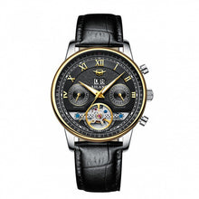 Load image into Gallery viewer, Automatic Mechanical Sun Moon Stars Business Men&#39;s Watch

