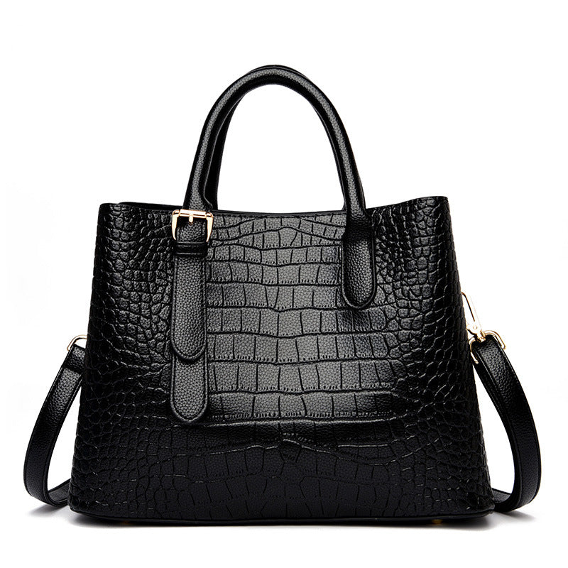 Fashion Crocodile Pattern Women's Handbag