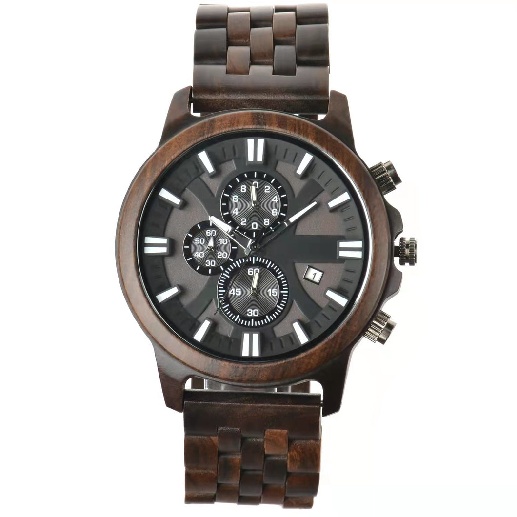 Men's Wooden Minimalist Sandalwood Watch