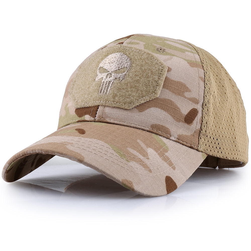 Outdoor sports camouflage baseball cap