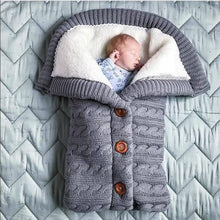 Load image into Gallery viewer, Button Sleeping Bag Infant Outdoor Stroller Sleeping Bag
